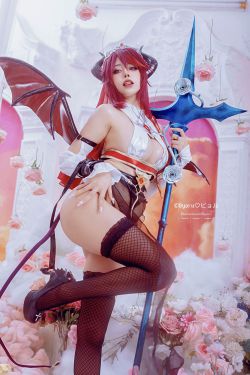 日本性感萝莉 Byoru - Rosaria Succubus Genshin Impact(33P)-图控
