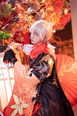 Seya-狮砸 – 原神 枫原万叶(9P)-图控
