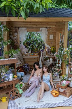 云溪溪 - 奶桃桃&奈汐酱nice 花眠(90P)-图控