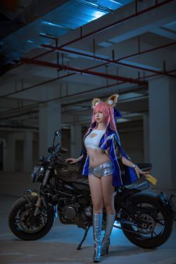 人气Coser 二佐Nisa - FGO 玉藻前赛车服(30P)-图控