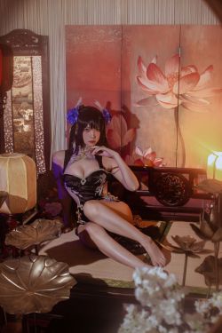 人气Coser 二佐Nisa - 碧蓝航线 比叡鲟旗袍(24P)-图控