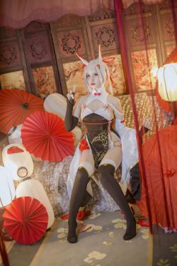 人气Coser 二佐Nisa - 碧蓝航线 绫波 新春旗袍(27P)-图控