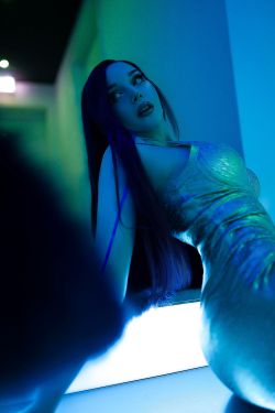 [COS福利] 国外美女SayaTheFox – Cyberpunk Dress(15P)-图控