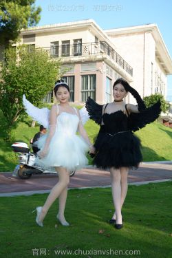 初夏女神 No.222 双双&环环 黑白天使(140P)-图控