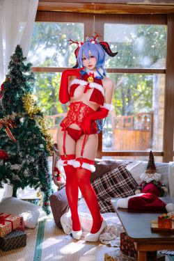 Cosplay日奈娇 - 甘雨圣诞(34P)-图控