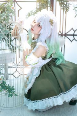 动漫博主蠢沫沫 – 草神女仆纳西妲(15P)-图控
