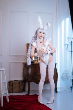 可爱人气Coser 面饼仙儿 - 碧蓝航线 恶毒兔女郎(16P)-图控