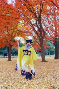 Ely_eee (ElyEE子) - Ginkgo Black Cat 銀杏黑貓(23P)-图控