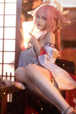 花兮_honoka - 原神 八重神子(11P)-图控