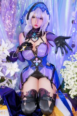 Coser小姐姐 Potato Godzilla - Black Swan (Honkai Star Rail)(18P)-图控