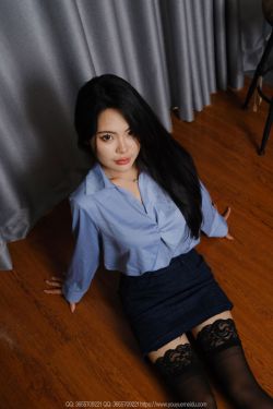 IESS异思趣向 - 模特： 兔兔 《蓝衣半筒袜》(86P)-图控