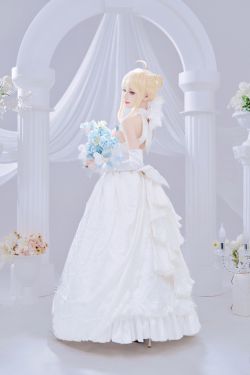 Shika小鹿鹿 - FGO Saber花嫁(22P)-图控